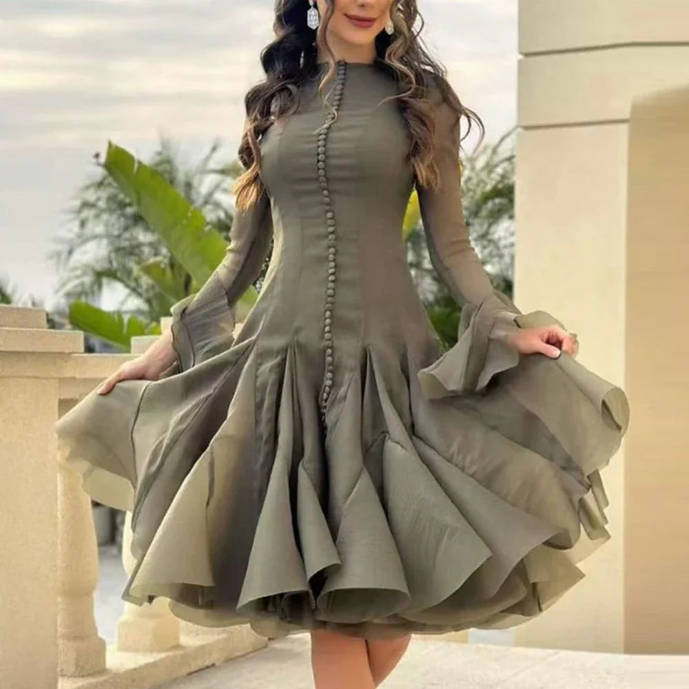 Vestido Waist Ruffle