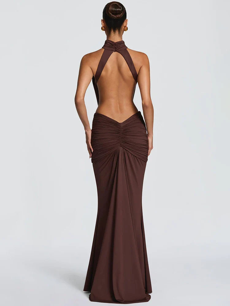 Backless Maxi Dress