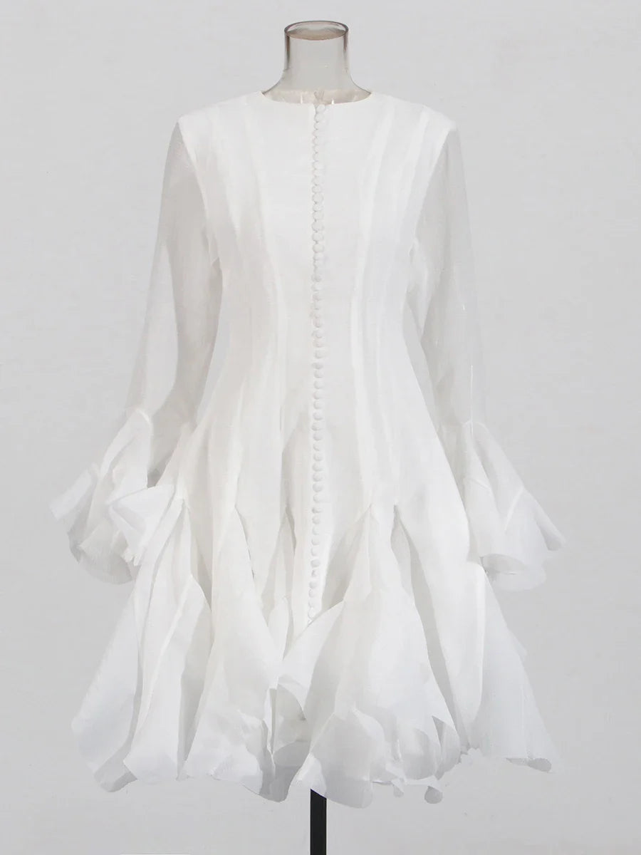 Vestido Waist Ruffle