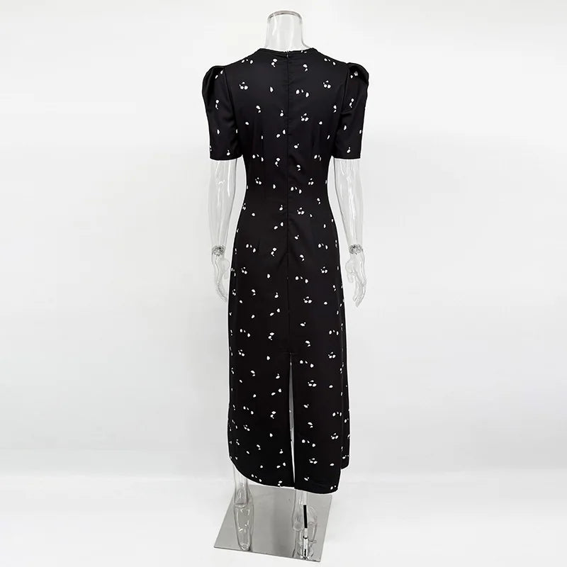 Vestido Hollow Lace