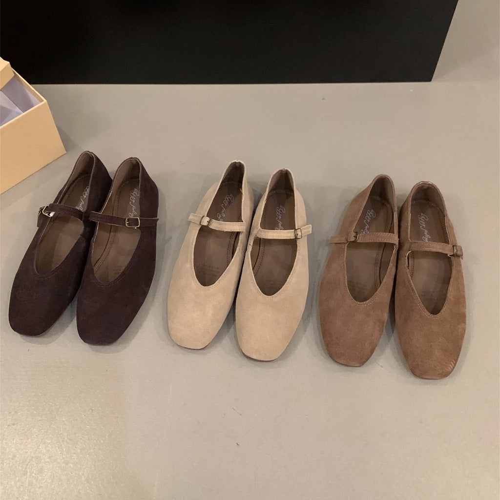 Leather Flats