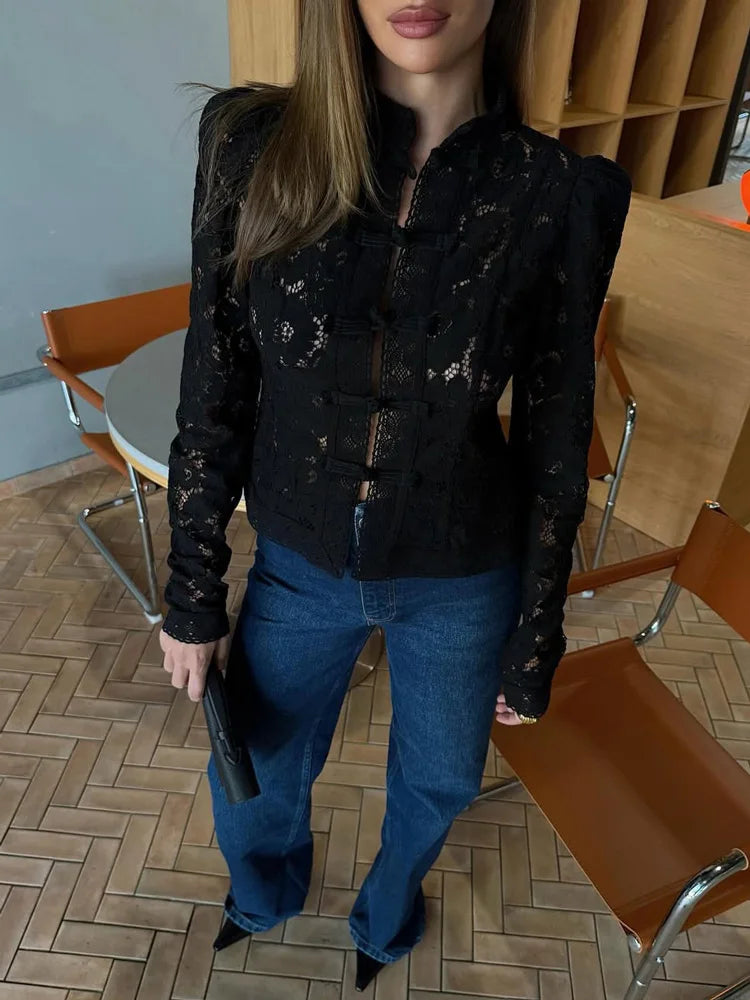 Blusa Lace Printer