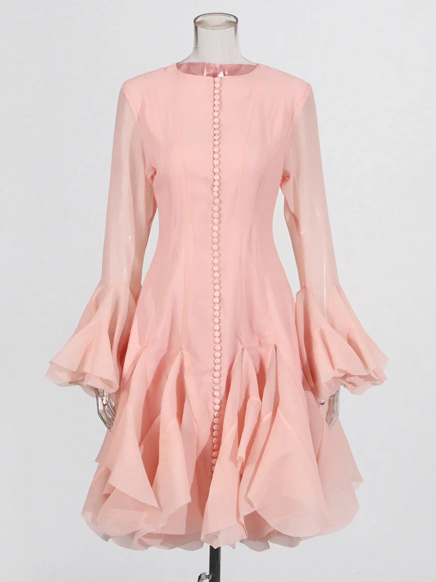 Vestido Waist Ruffle