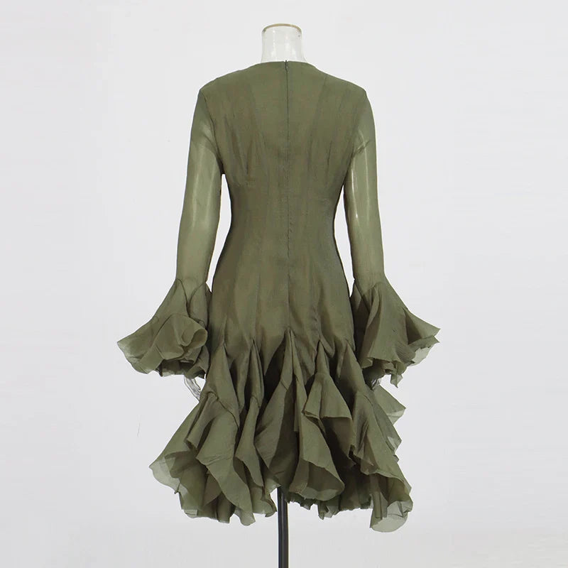 Vestido Waist Ruffle