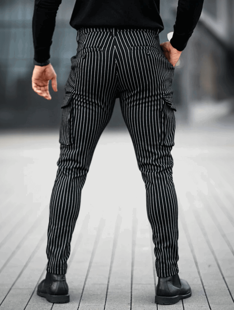 Vittorio Stretch Pants - Black