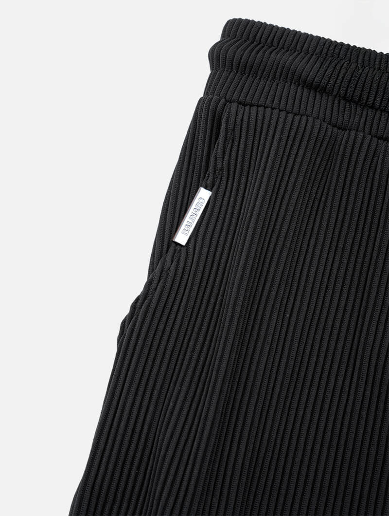 Bailey Ribbed Pants - Black