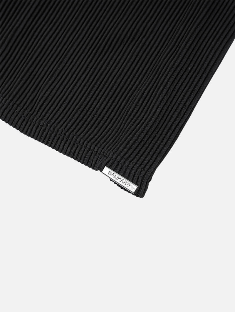 Polera Ribbed Negra