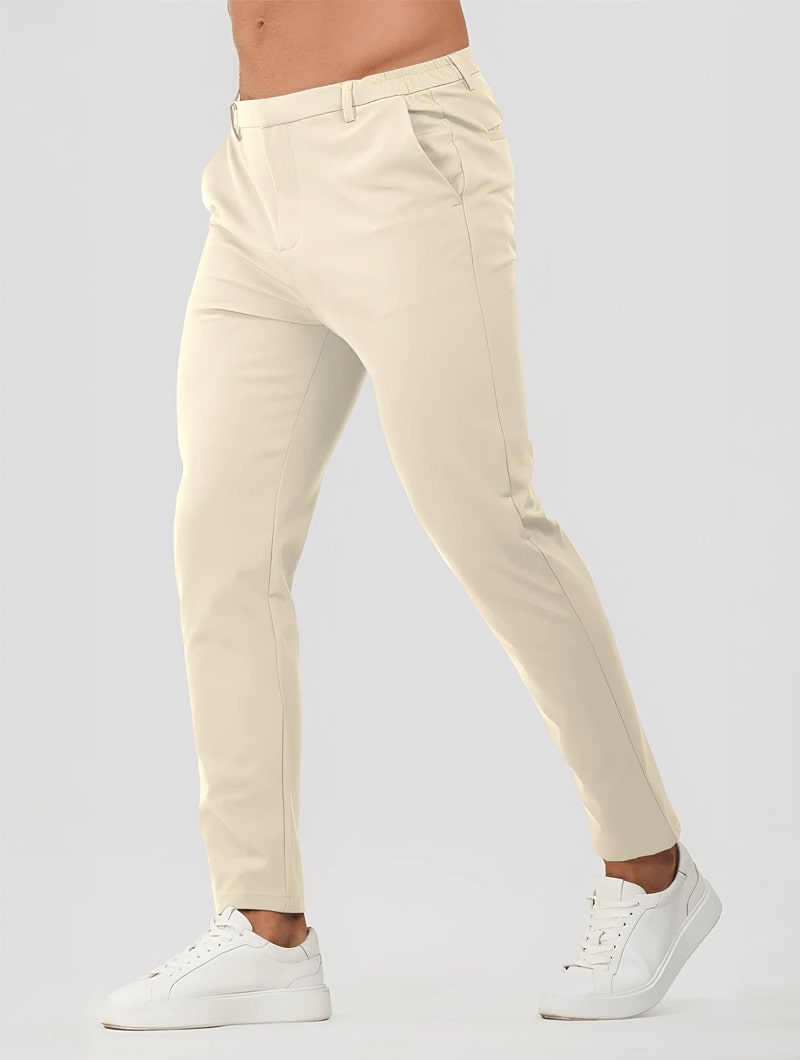 Pantalones Stretch  color Beige