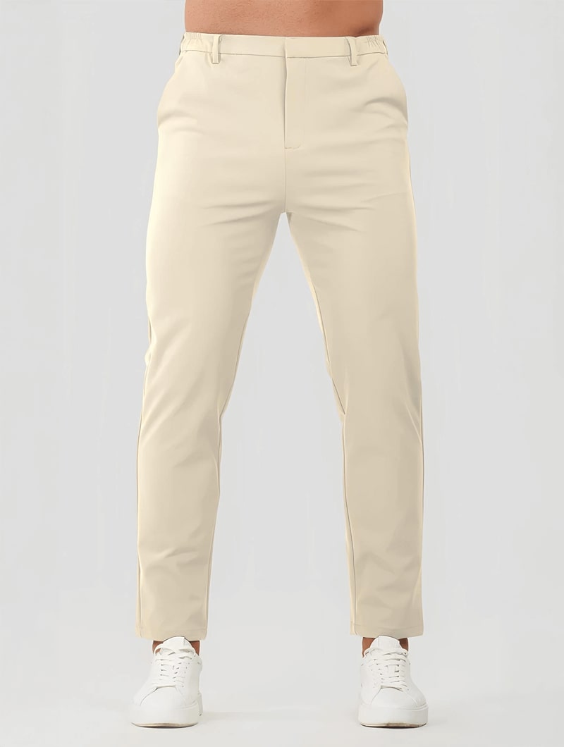 Pantalones Stretch  color Beige