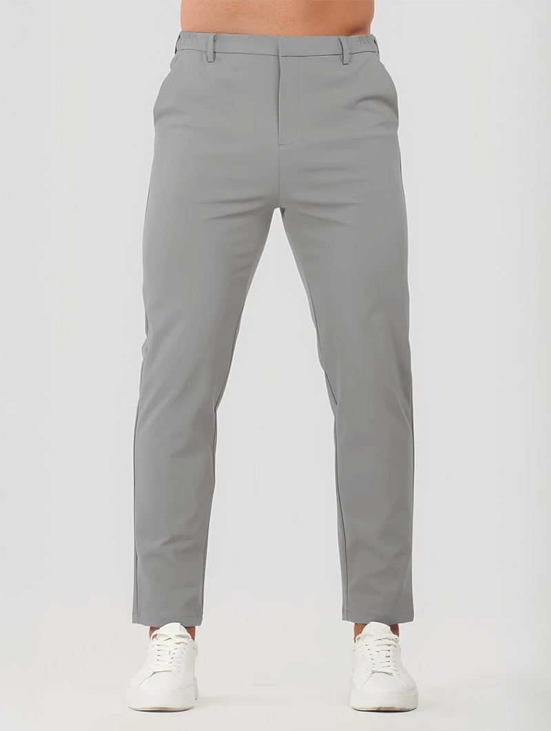 Pantalón Stretch color gris