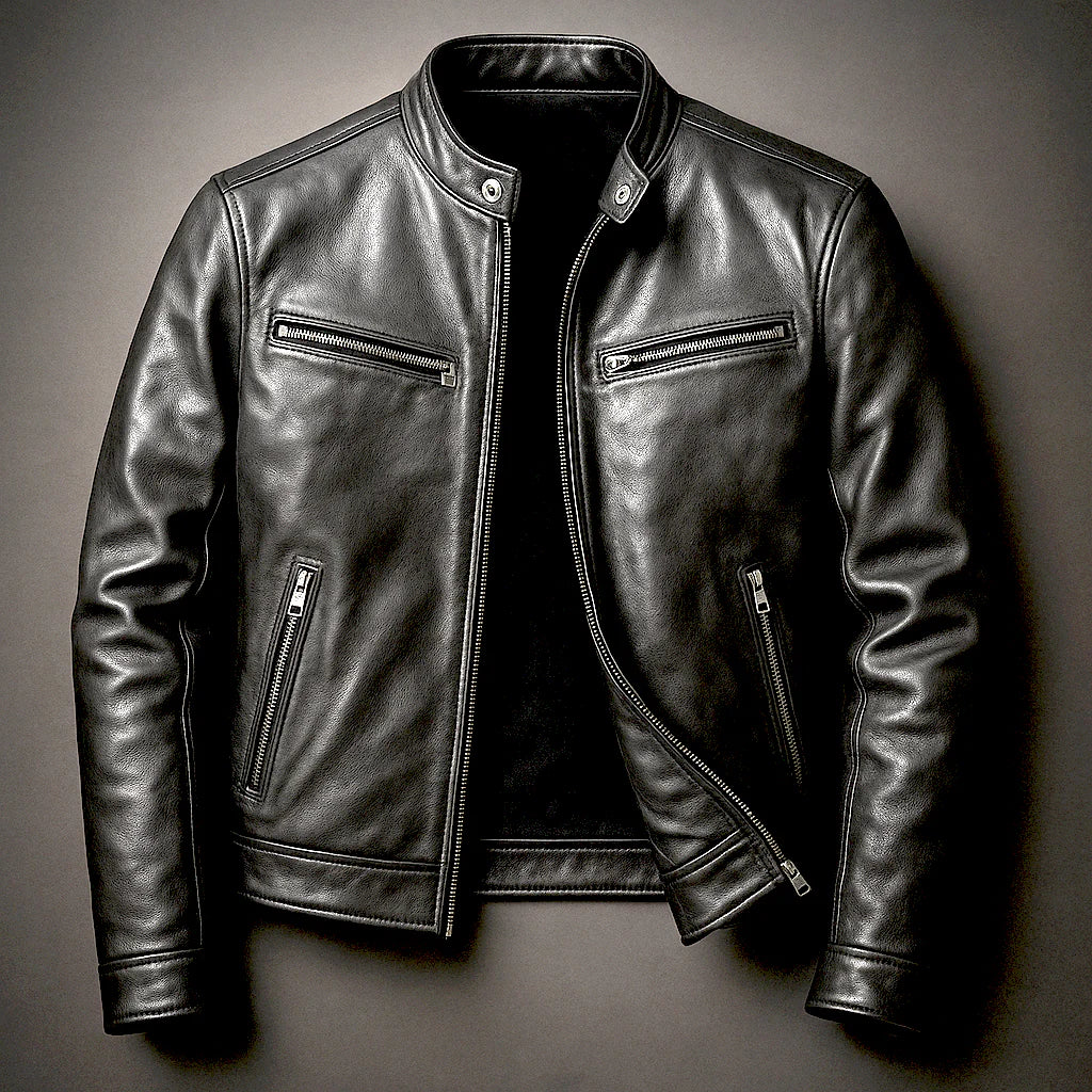 Chaqueta vintage de ecocuero - temporada Otoño