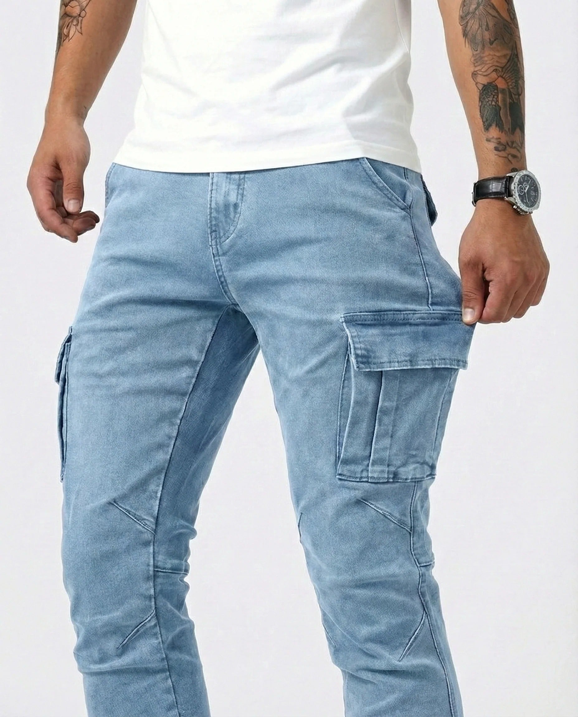 Pantalón | Cargo Marino Elástico