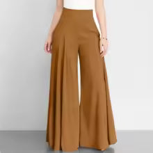 Laurent | Pantalones de Pierna Ancha