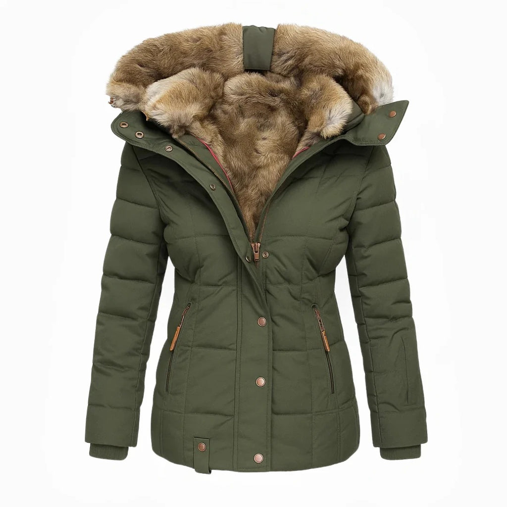 Anna™ | Abrigo de invierno cálido con forro de piel