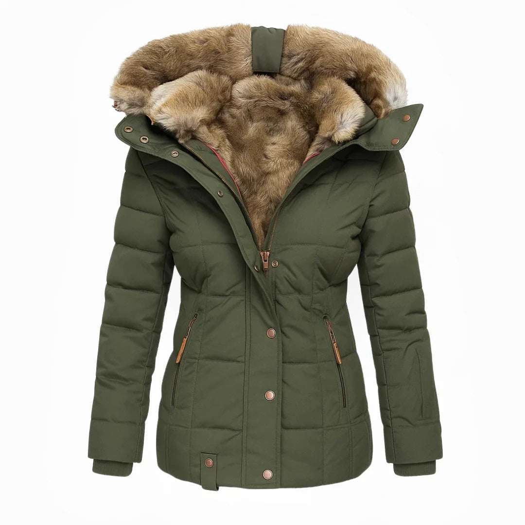 Anna™ | Abrigo de invierno cálido con forro de piel
