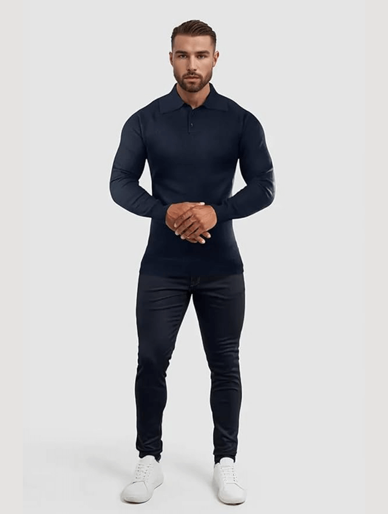 Balinaro Classic Sweater - Navy Blue